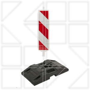plastic zebra with base - Image