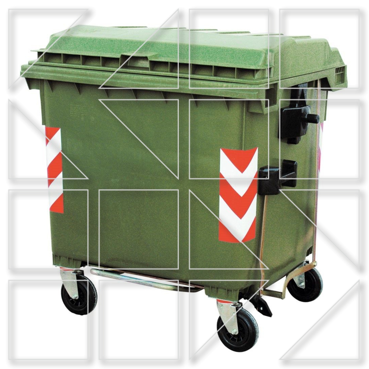 plastikos kados 1100lt