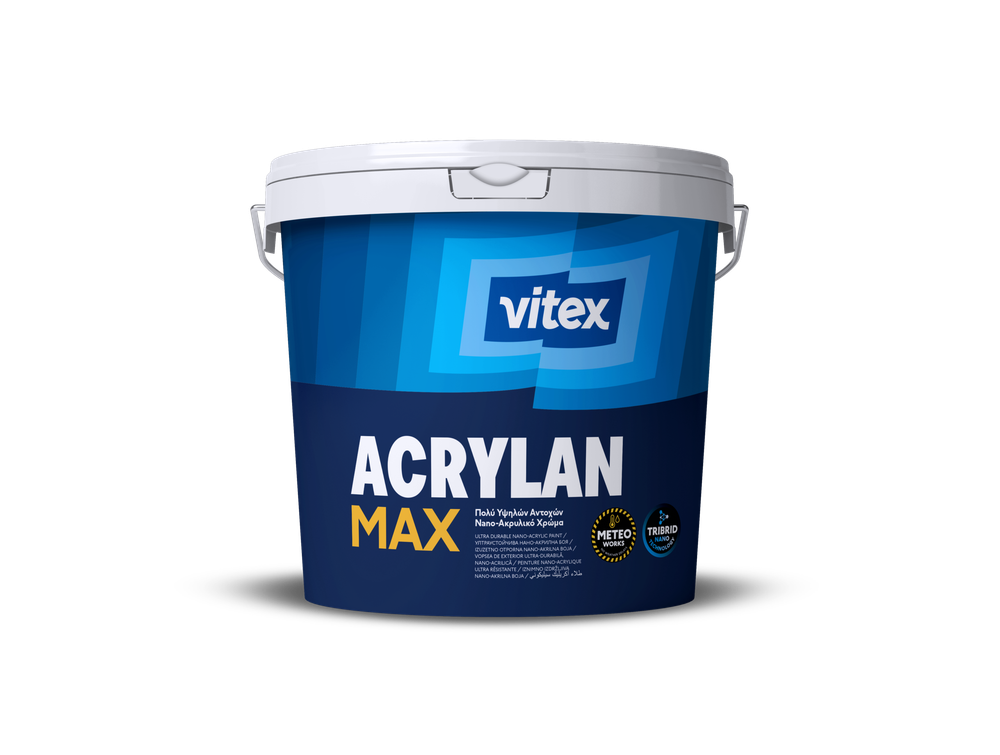 Συσκευασία νανο-ακρυλικού χρώματος VITEX Acrylan Max