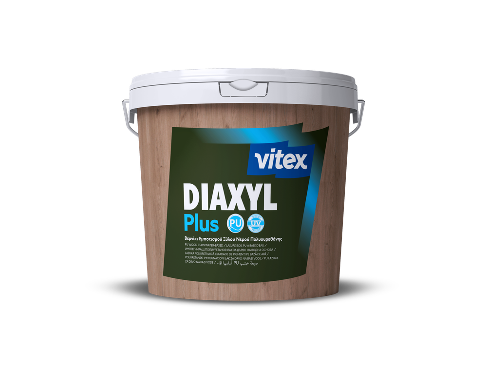 Συσκευασία βερνικιού εμποτισμού ξύλου VITEX Diaxyl Plus Νερού