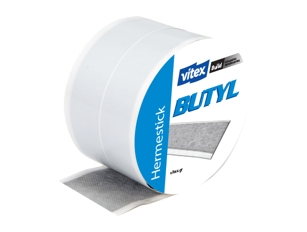Ρολό αυτοκόλλητης ταινίας στεγάνωσης VITEX Hermestick Butyl TPS
