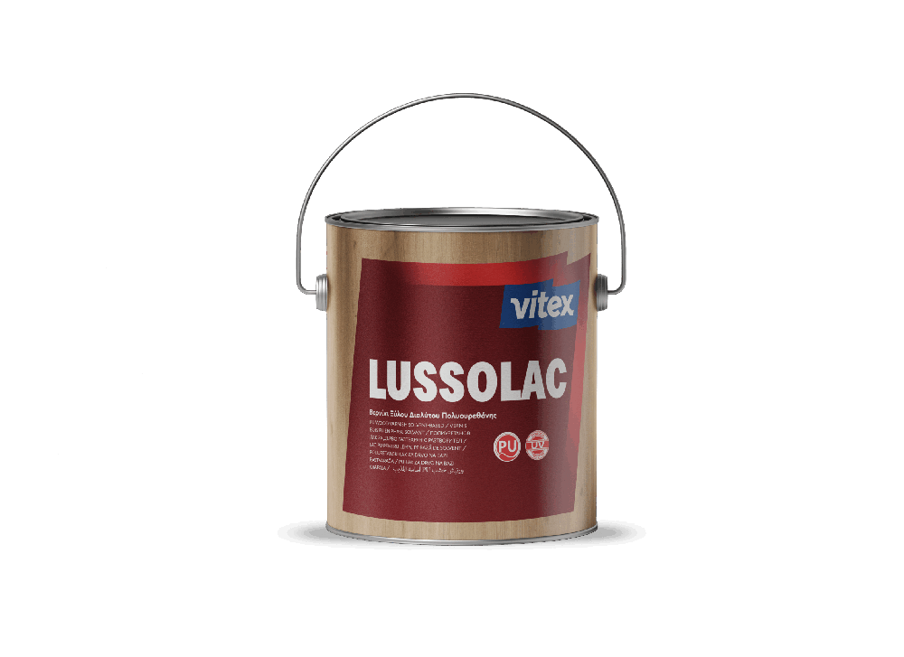 Συσκευασία βερνικιού ξύλου VITEX Lussolac Διαλύτου